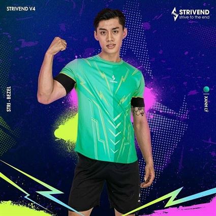 Áo Không Logo Bulbal Strivend V4 Xanh Lý